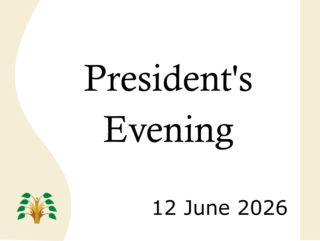 President’s Evening 2026 – Booking Now